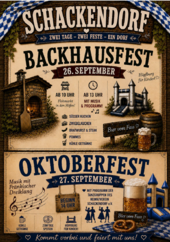 Backhaus und Oktoberfest Schackendorf 2026 Backhaus und Oktoberfest Schackendorf 2026